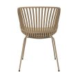Set of 4 Kick Garden Chair Lot - Beige