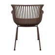 Set of 6 Kick Otis Garden Chair - Brown