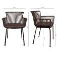 Kick Otis Garden Chair - Brown