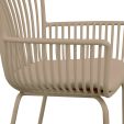 Set of 4 Kick Otis Garden Chair - Beige