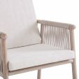 Set of 6 Kick Sia Garden Chair - Beige