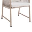 Set of 6 Kick Sia Garden Chair - Beige