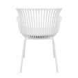Set of 4 Kick Otis Garden Chair - White