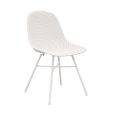 Set of 4 Kick Sol Garden Chair - White