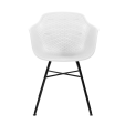 Set of 4 KICK INDY Garden Chair - White