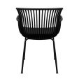 Set of 4 Kick Otis Garden Chair - Black
