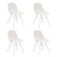 Set of 4 Kick Sol Garden Chair - White