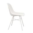 Set of 4 Kick Sol Garden Chair - White