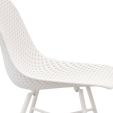 Set of 4 Kick Sol Garden Chair - White