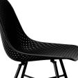Set of 4 Kick Sol Garden Chair - Black