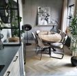 KICK Velvet Bucket Chair - Dark Grey - Dark Grey
