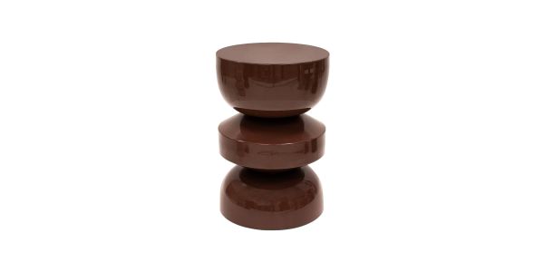 Kick side table Esra - Brown