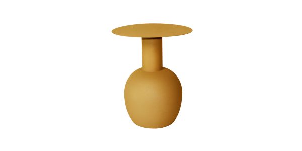 Kick side table Pip - Ochre yellow