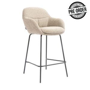 Kick Bar Stool Nolan - Taupe