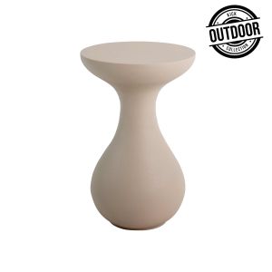 Kick side table Dez - Beige