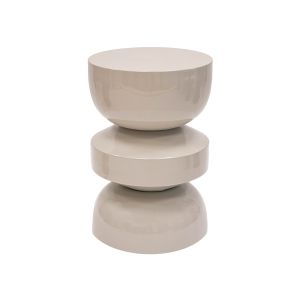 Kick side table Esra - Beige