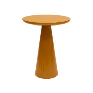 Kick side table Lea - Ochre yellow