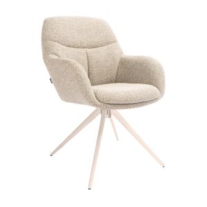 Kick swivel chair Abel - Taupe