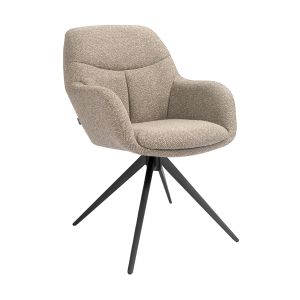 Kick swivel chair Abel - Taupe