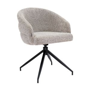 Kick swivel chair Ava - Taupe