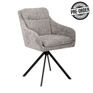 Kick swivel chair Milan - Grey
