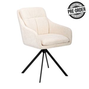 Kick swivel chair Milan - Crème