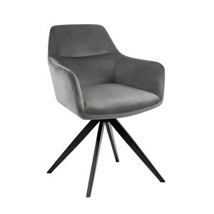 Kick swivel chair Tom - Grey