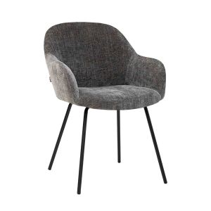 Kick dining chair Arda - Dark Grey