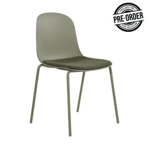 Kick dining chair Bow - Green