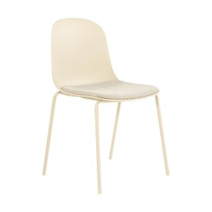Kick dining chair Bow - Ivory