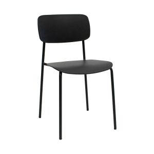 Kick dining chair Lio - Black