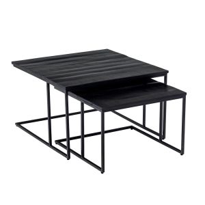 Kick coffee table set Muse - Black