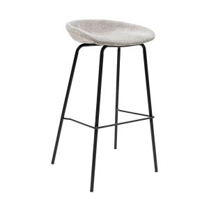 Kick Bar Stool Riga - 80cm - Grey