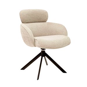 Kick swivel chair Kian - Champagne