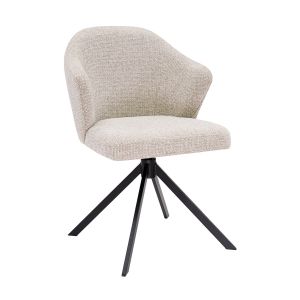 Kick swivel chair Liz - Champagne