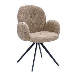 Kick swivel chair Raf - Beige
