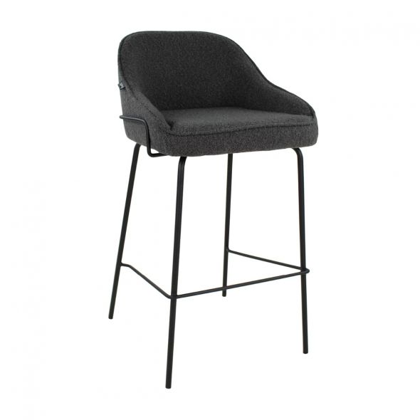 Kick Bar stool Sepp - Dark Grey