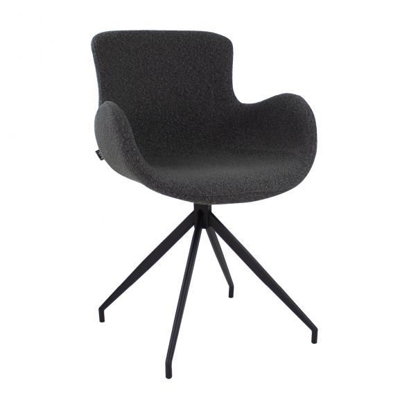 Kick swivel chair Novi - Dark Grey