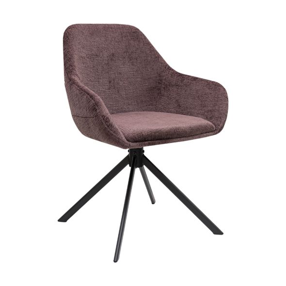 Kick swivel chair Jule - Purple