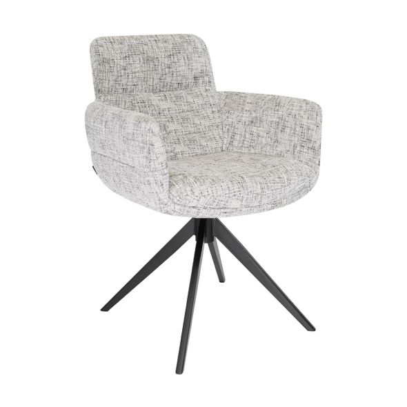 Kick swivel chair Liva - Grey