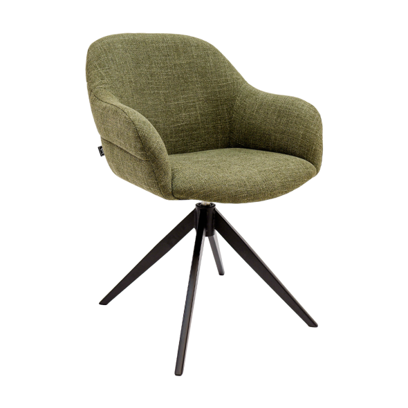 Kick swivel chair Noel - Green