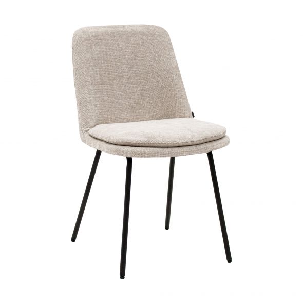 Kick dining chair Jet - Champagne