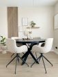 Kick swivel chair Novi - White