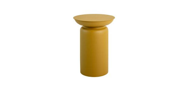 Kick side table Clay - Ochre yellow