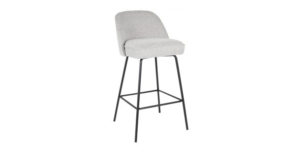 Kick Bar stool Lucy - Grey