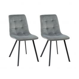 Set of KICK MONZ Dining Chair - Grey