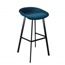 KICK FINN Bar Stool Low - Dark Blue