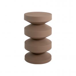 Kick side table Nio - Brown