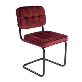 KICK IVY Tubular Frame Chair - Red