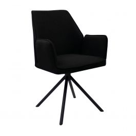 Kick Swivel Chair Alex - Black